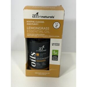 ArtNaturals Lemongrass Essential Oil 4 fl oz Therapeutic Grade Pure Vegan 118ml